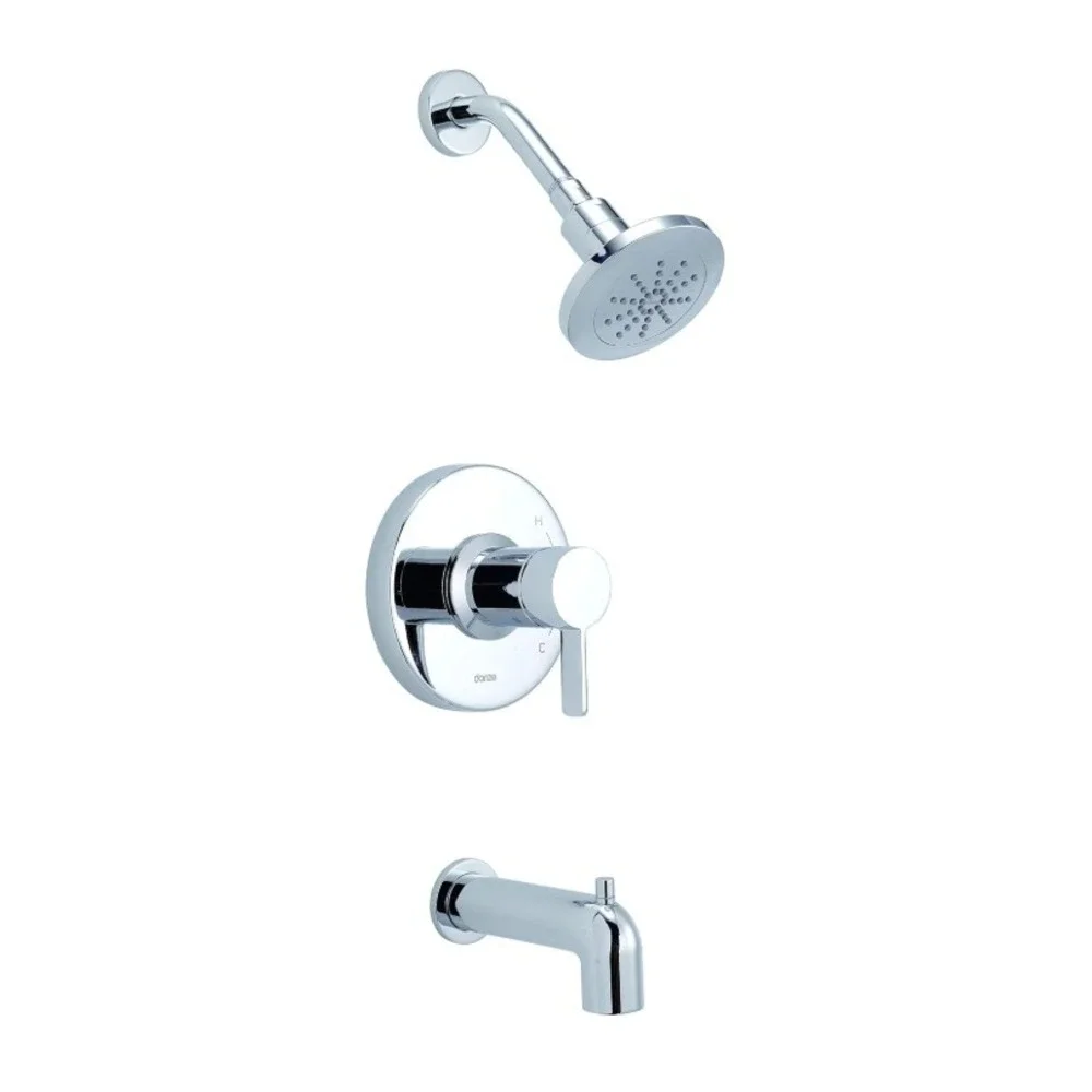 Gerber D511030TC Chrome Plumbing Amalfi Tub and Shower Trim‎ Kit w/ Treysta Cart
